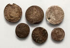RDR 1,3 kreuzer 6 pcs lot of Fedinand II., Leopold I., Joseph I., Karl VI., Sigismund -