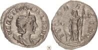 Roman Empire AR Antoninianus Herennia Etruscilla, Juno standing -