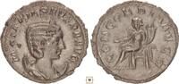 Roman Empire AR Antoninianus Otacilia Severa, Concordia seated -