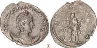 Roman Empire AR Antoninianus Salonina, Vesta standing -