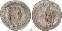 Roman Empire AR Antoninianus Trajan Decius, GENIVS EXERC ILLYRICIANI, Genius standing -