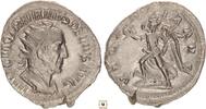 Roman Empire AR Antoninianus Trajan Decius, VICTORIA AVG, Victory advancing left -
