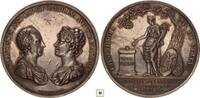 RDR silbermedaille Franz I., Auf die Vermahlung mit Karoline Auguste von Bayern -