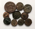 Roman Provincial AE 16 - 30 mm 10 pcs lot of Roman Provincial -