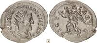 Roman Empire AR Antoninianus Trajan Decius, VICTORIA AVG, Victory advancing left -