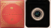 Australia 1 dollar Opal Series. Lunar Year of the Rooster -