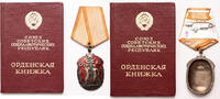 USSR - Soviet Union  order of the badge of Honour with document, number:982465