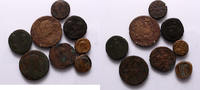 Roman Empire AE lot 8 pcs mixed ancient bronze coins -