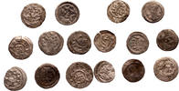 Hungary obol 8 pcs of Bela IV.,Stephen V. lot -