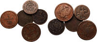 Russia kopek 5 pcs of russian kopek lot -