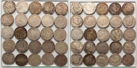 Austria florin 25 pcs of Franz Joseph florins -