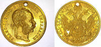 Österreich  1 Dukat 1901 ss (gelocht)
