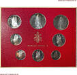 Vatican City State / Vatikanstadt Official BU Set / ORIGINAL-KMS 1966 ANNO IV Papst Paul VI. (8 Testmünzen) Stempelglanz (64/70)