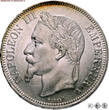 France / Frankreich 5 FRANCS / 5 FRANKEN 1868 A Napoleon III. Kaiser der Franzosen Stempelglanz (64/70)