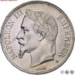 France / Frankreich 5 FRANCS / 5 FRANKEN 1868 A Napoleon III. Kaiser der Franzosen Stempelglanz (65/70)