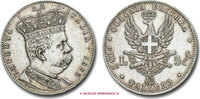 Italian Eritrea / Kolonie Eritrea Humbert I. König von Italien Thaler / Taler 1896 gutes Sehr Schön