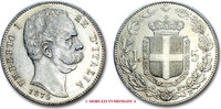 Kingdom of Italy / Königreich Italien 5 LIRE Humbert I. König von Italien -