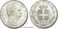 Kingdom of Italy / Königreich Italien 5 LIRE Humbert I. König von Italien -