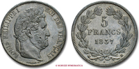 France / Frankreich 5 FRANCS Louis-Philippe I. -