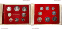 Vatican City State / Vatikanstadt Official BU Set / ORIGINAL-KMS Papst Paul VI. (8 Testmünzen) -