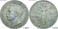 Kingdom of Italy / Königreich Italien Viktor Emanuel III. 5 LIRE (SCUDO), Cinquantenario 1911 gutes VZ (58/70)