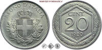 Kingdom of Italy / Königreich Italien 20 CENTESIMI, Esagono - bordo liscio Viktor Emanuel III. -