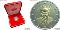 Principality of Monaco / Fürstentum Monaco 100. Geburtstag von Rainier III. 2 euro commemorative coin / 2 Euro Gedenkmünze 2023 POLIERTE PLATTE