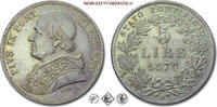 Papal States / Kirchenstaat / États pontificaux 5 LIRE 1870 A XXIV Papst... 375,00 EUR  zzgl. 49,90 EUR Versand