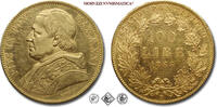 Papal States / Kirchenstaat / États pontificaux LIRE 100 1866 A XXI Paps... 7400,00 EUR  zzgl. 74,90 EUR Versand