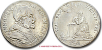 Papal States / Kirchenstaat / Italien-Kirchenstaat 1/2 PIASTRA INNOZENZ XII. -