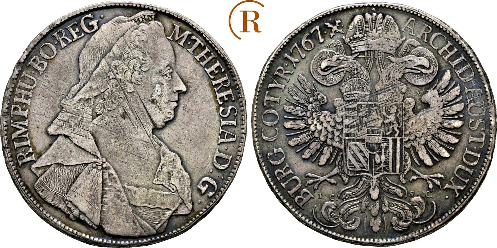 RÖMISCH DEUTSCHES REICH Maria Theresia, 17401780 Taler 1767 ICSK