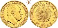 KAISERREICH PREUSSEN Wilhelm I., 1861-1888 20 Mark 1878 C Gold. Besserer Jahrgang. Fast vorzüglich