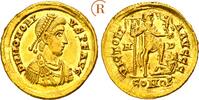 RÖMISCHE KAISERZEIT Honorius, 393-423 n.Chr. Solidus 395-402 n.Chr., Mediolanu Gold. Excellentes Stü