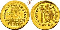 RÖMISCHE KAISERZEIT Leo I., 457-474 n.Chr. Solidus 462-466 n.Chr., Konstanti Gold. Fast prägefrisch