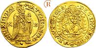 RÖMISCH DEUTSCHES REICH Matthias, 1608-1619 Dukat 1609 KB, Kremnitz Gold. Vorzüglich