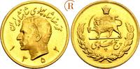 IRAN Mohammed Riza Pahlevi, 1942-1979 5 Pahlevi 1973 (1352H), Teheran Gold. Fast Stempelglanz