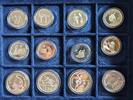 OLYMPISCHE SPIELE IN SEOUL GEDENKMÜNZEN IN SILBER Sammlung 60 Silbermünzen 1988 Stempelglanz und Pol