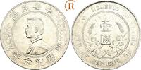 CHINA Republik seit 1912 Memento- Dollar o.J. (1927) Vorzüglich