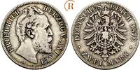 KAISERREICH ANHALT Friedrich I., 1871-1904 2 Mark -