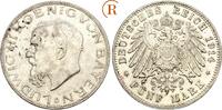 KAISERREICH BAYERN Ludwig III., 1913-1918 5 Mark -
