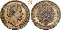 KAISERREICH BAYERN Ludwig II., 1864-1886 5 Mark -