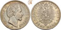 KAISERREICH BAYERN Ludwig II., 1864-1886 5 Mark -