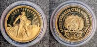 RUSSLAND Sowjetunion, 1917-1991 10 Rubel (Tscherwonetz) 1980 лмд, Leningrad Gold. Kabinettstück. Polierte Platte