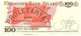 Polen, 100 Zlotych 1.11.1988 Unc