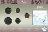 Brunei KMS versch. Jahre ~ Kursmünzensatz ~ unc
