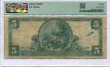 USA, 10 Dollars 1902 Brotherhood of Locomotive Engineers Co-Operative Nationalbank, PMG CF 15