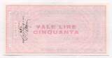 Italien 50 Lire 18.05.1977 ~ La Banca Belinzaghi ~ unc
