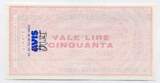 Italien 50 Lire 30.06.1977 ~ La Banca Belinzaghi ~ unc
