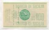 Italien 100 Lire 14.02.1977 ~ Il Banco di Sicilia ~ unc