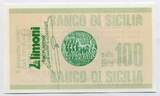 Italien 100 Lire 14.02.1977 ~ Il Banco di Sicilia ~ unc